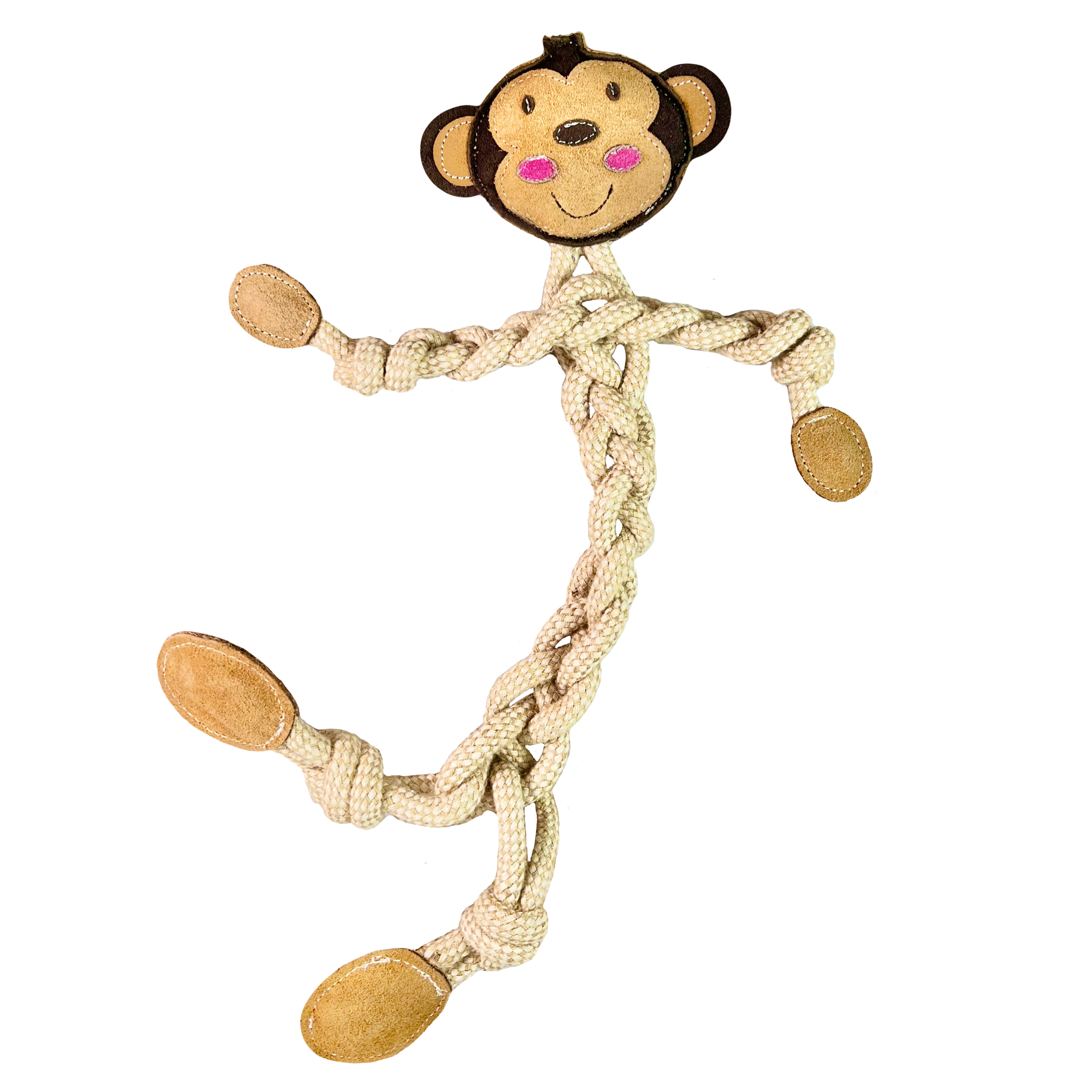 Małpka z liną dla psa – rozmiar M 🐵