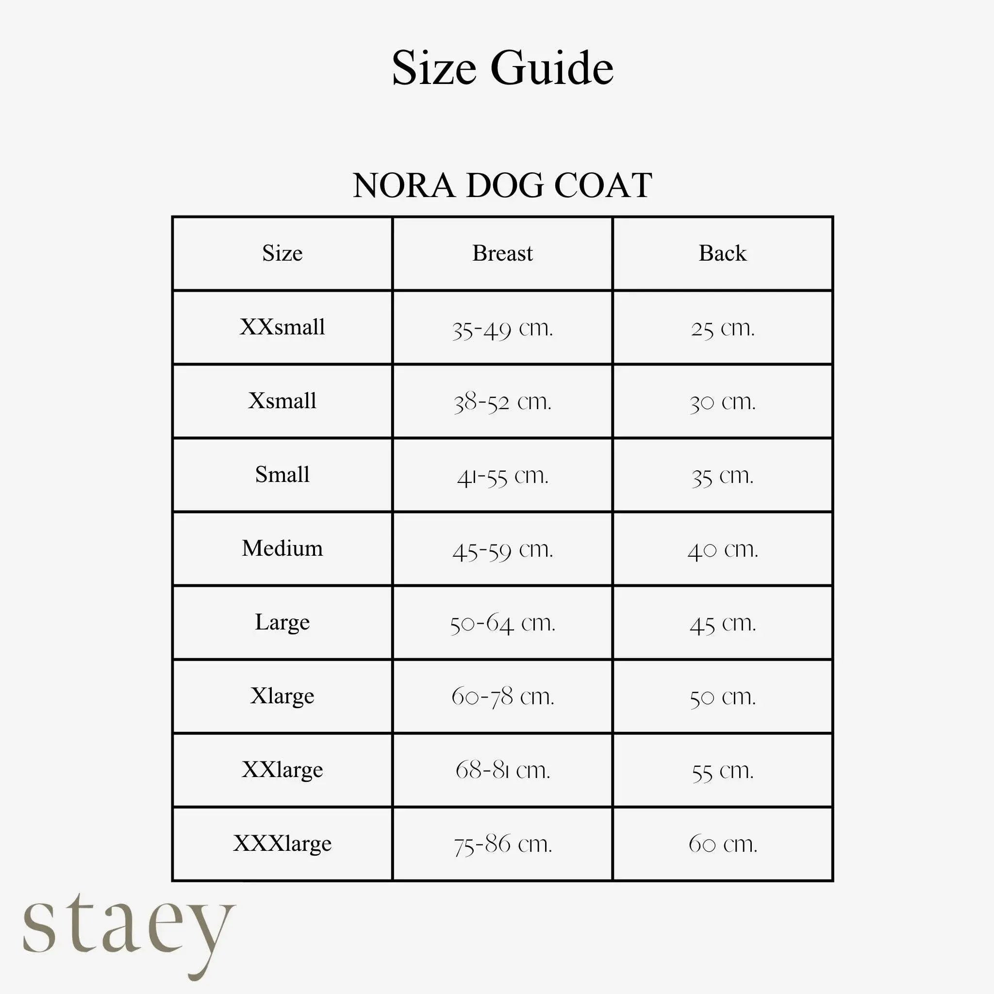 Nora Dog Coat | Espresso: XL Staey