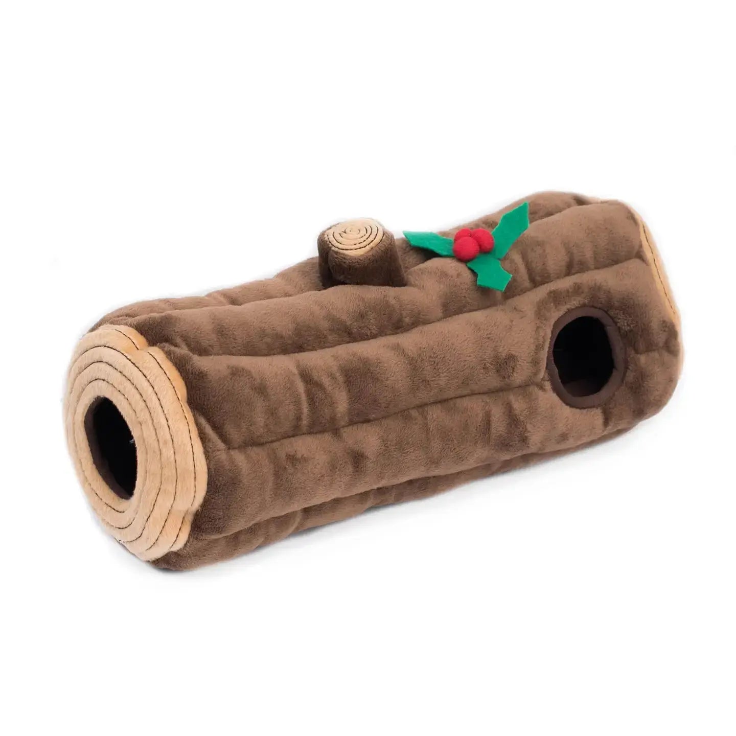 Holiday Zippy Norka Bożonarodzeniowa - Yule Log - Christmas Dog Toy ZippyPaws
