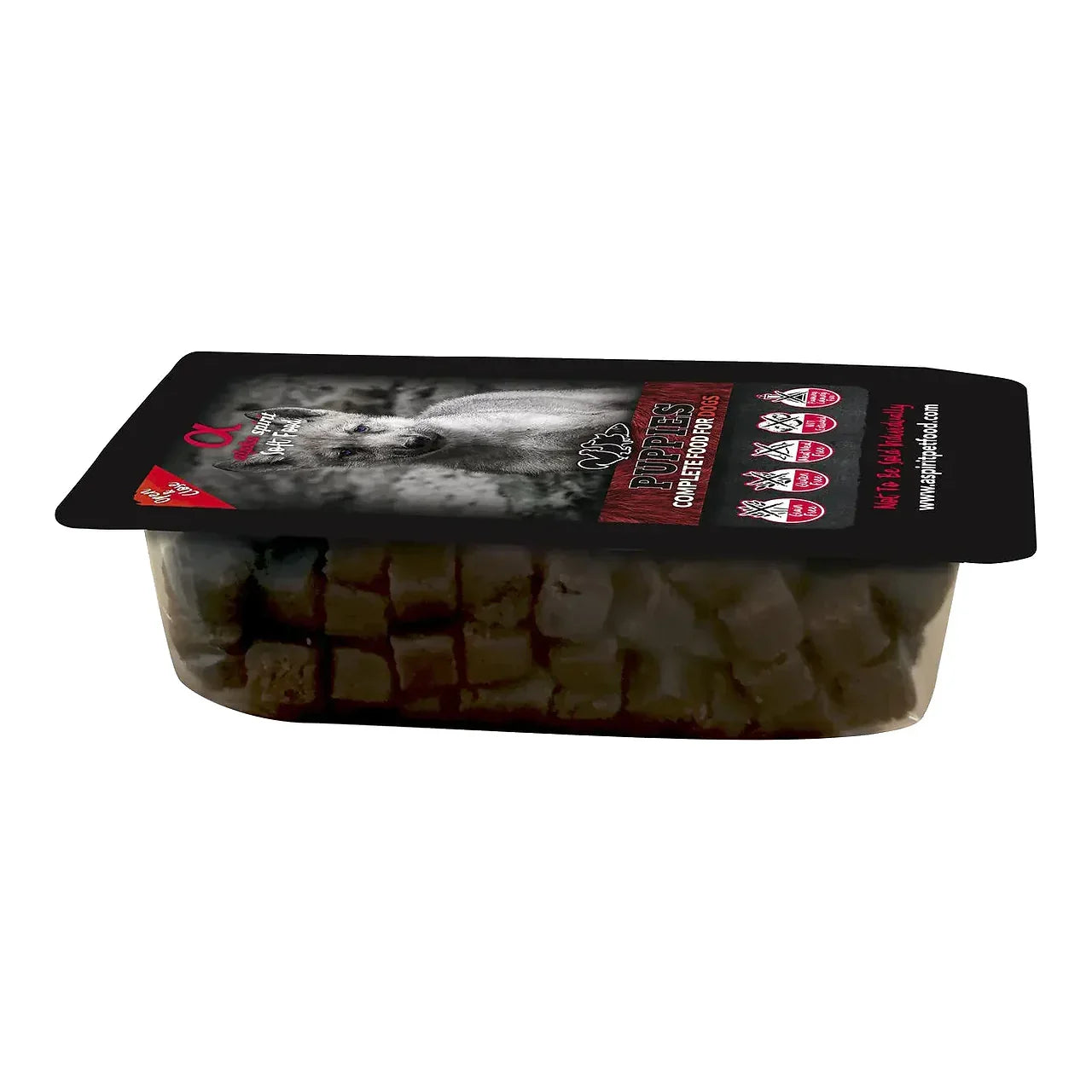 Alpha Spirit Karma półmiękka dla psa Puppies (szczeniak) 200g – packshot produktu na białym tle