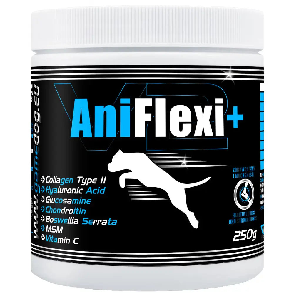Game Dog AniFlexi+ 250g - preparat wspomagający kości i stawy psów, z kolagenem typu II