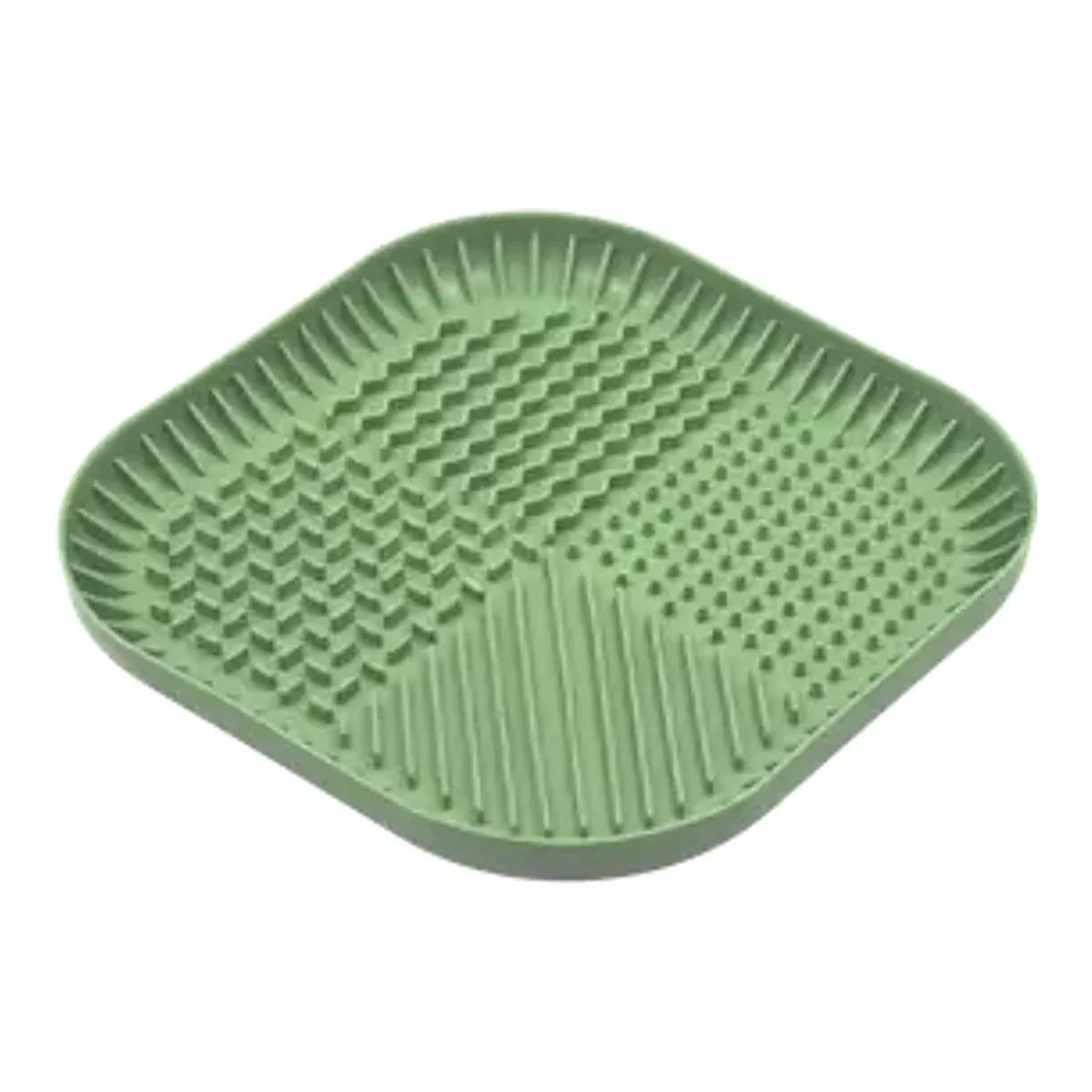 Antypoślizgowa mata i miska do karmienia dla psa 2w1 - Fiboowl L ziel. – packshot produktu na białym tle