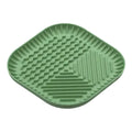 Antypoślizgowa mata i miska do karmienia dla psa 2w1 - Fiboowl M ziel. – packshot produktu na białym tle