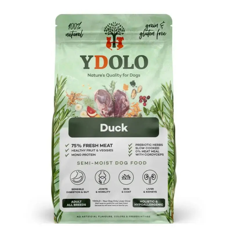 YDOLO Pure Duck – półwilgotna karma dla psów dorosłych z kaczką 10kg YDOLO