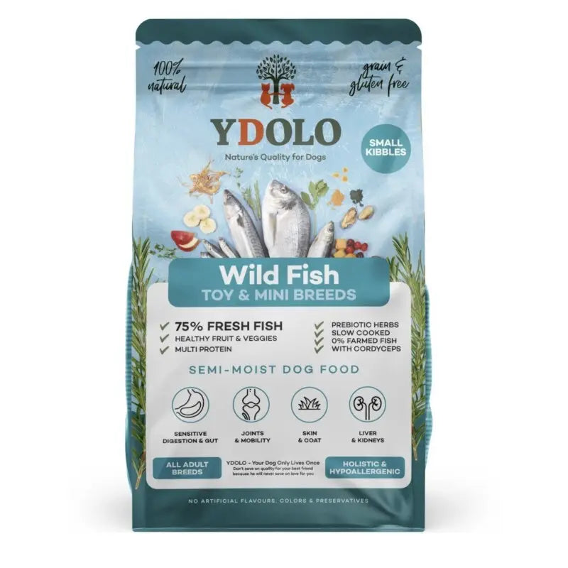 YDOLO MINI WILD FISH RYBY MORSKIE- Półwilgotna karma dla psów małych i miniaturowych 700g