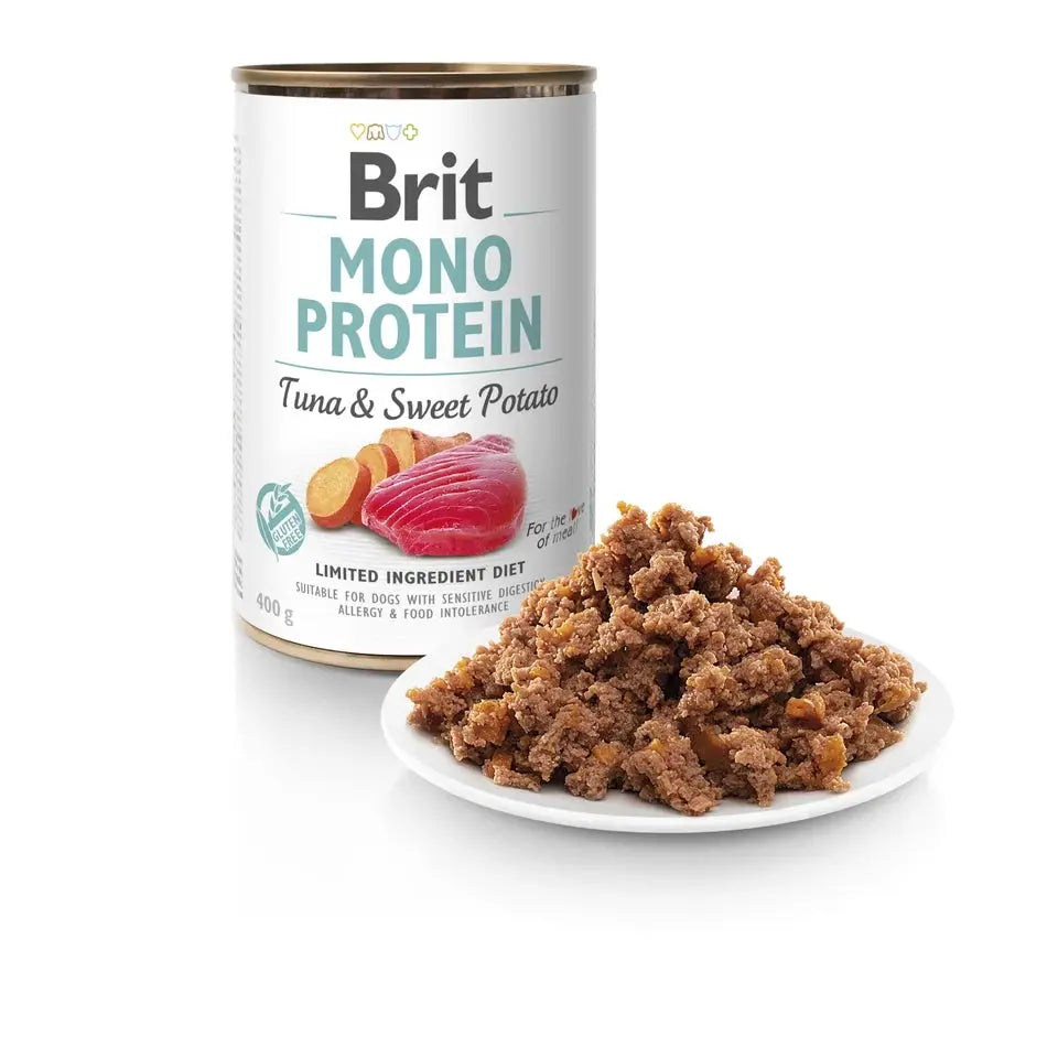 Brit Mono Protein Dog Tuna & Sweet Potato 400g Brit