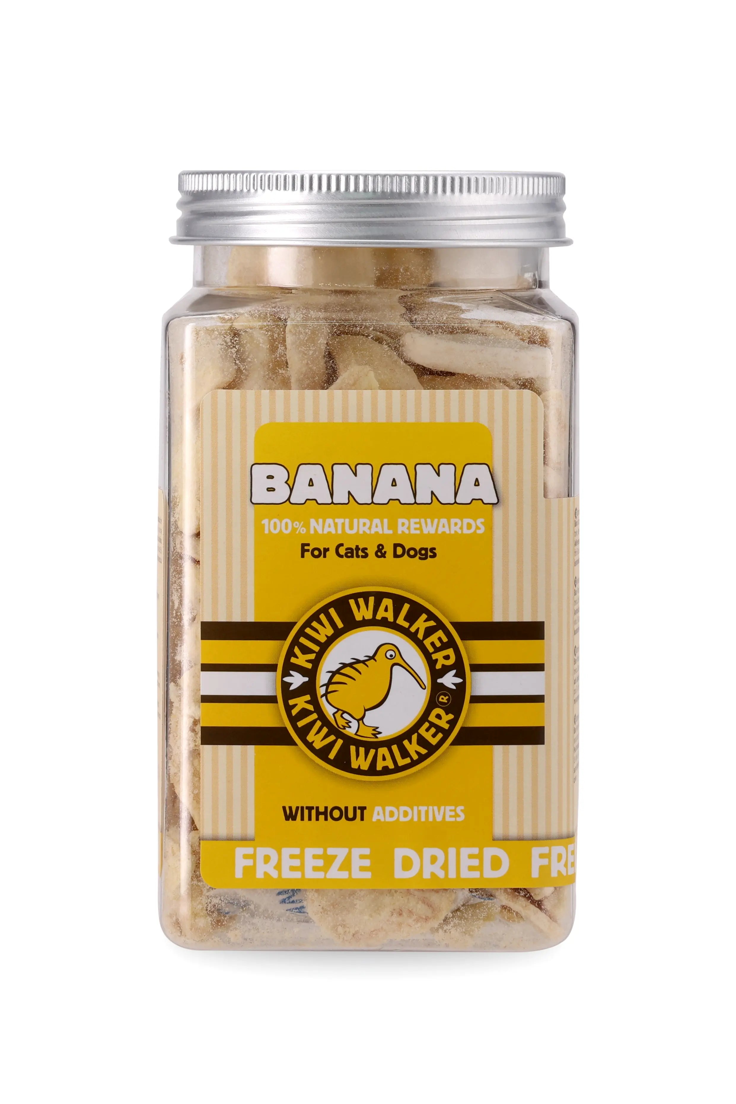 Kiwi Walker 100% BANAN liofilizowane smaczki 70g - Psijemność