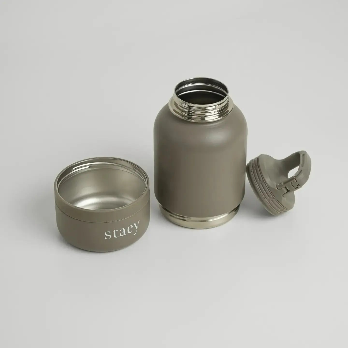Noona 2-in-1 Bottle with Bowl – stalowa butelka z miską dla psa