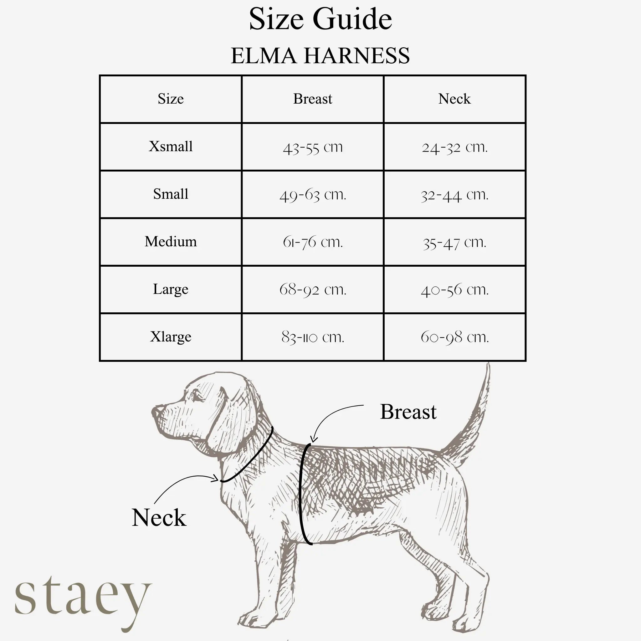 Elma Dog Harness | Light Rose