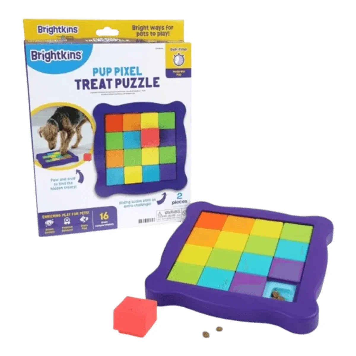 Brightkins Łamigłówka Gra PUP PIXEL – packshot produktu na białym tle