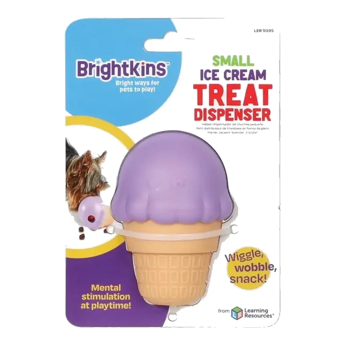 Brightkins Zabawka na przysmaki Small Ice Cream Cone MAŁY WAFELEK LODOWY – packshot produktu na białym tle