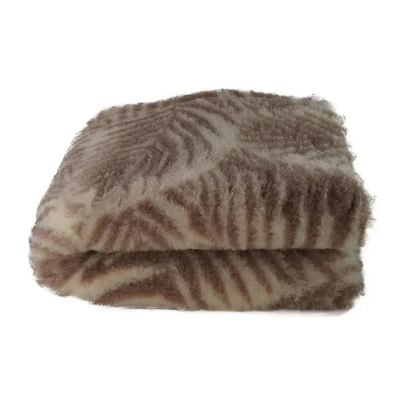 BUBA Legowisko antypoślizgowe DRY BED 28mm kremowy w liście A231 100x75