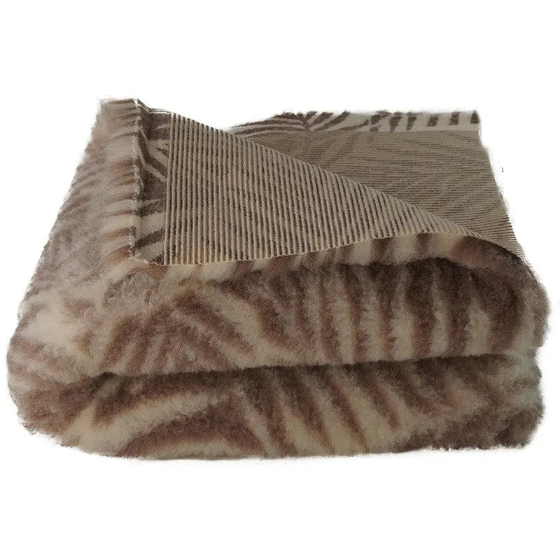 BUBA Legowisko antypoślizgowe DRY BED 28mm kremowy w liście A231 100x75