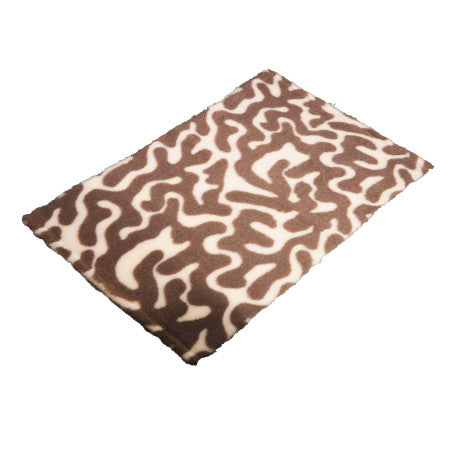 BUBA Legowisko antypoślizgowe DRY BED 28mm zawijasy kremowo - beżowy 100x75