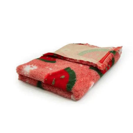 BUBA Legowisko DRY BED 28mm antypoślizgowe różowy w arbuzy A246 75x50