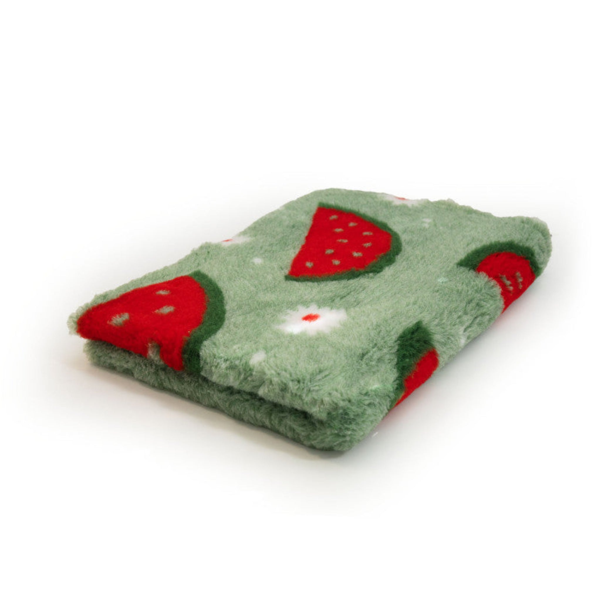 BUBA Legowisko DRY BED 28mm antypoślizgowe zielony w arbuzy 75x50