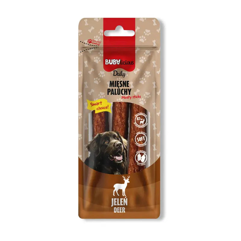 BUBAlicious miękkie paluchy 3szt / 90g JELEŃ