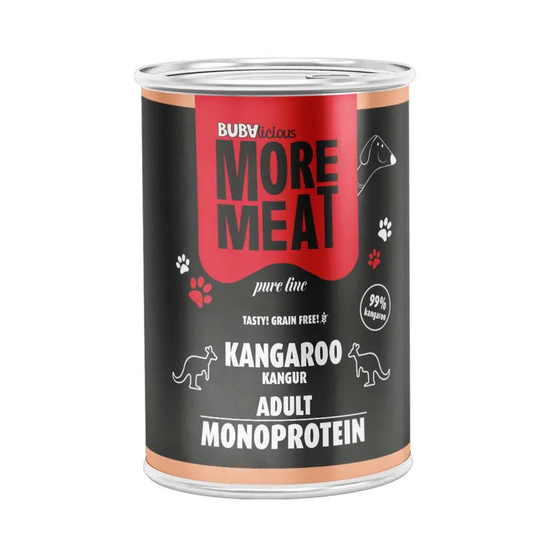 Karma mokra BUBAlicious More Meat mono karma dla psa Pure Line 400g KANGUR BUBA