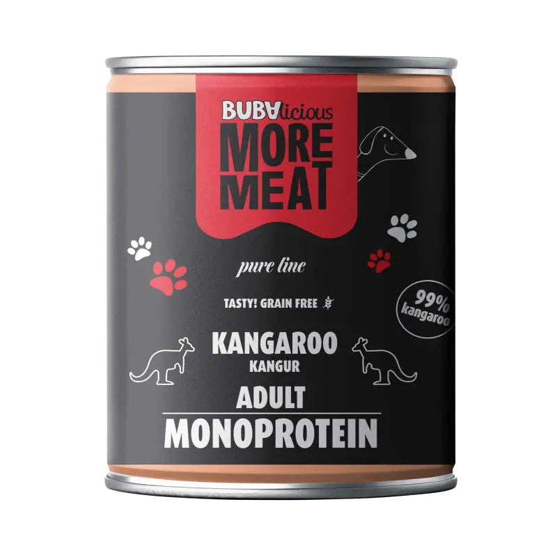 BUBAlicious More Meat mono karma dla psa Pure Line 800g KANGUR BUBA
