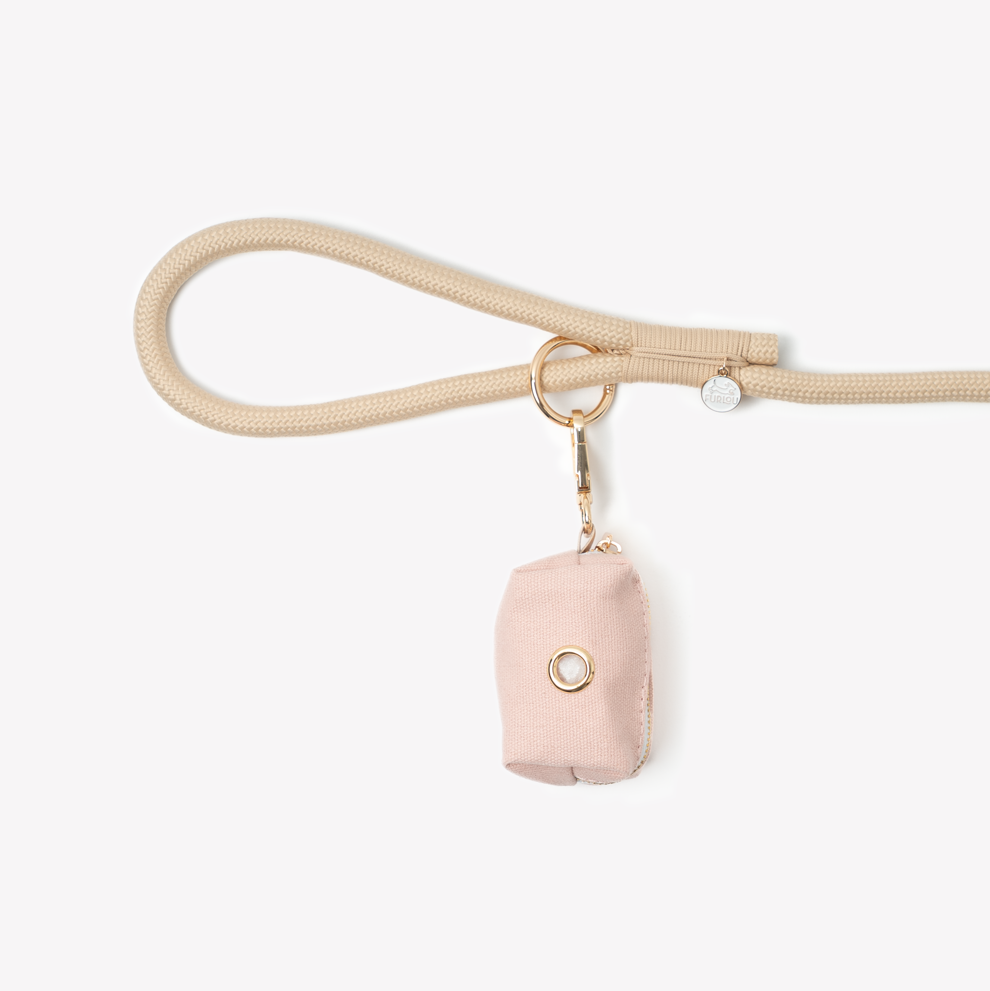Etui na woreczki na odchody – Baby Pink