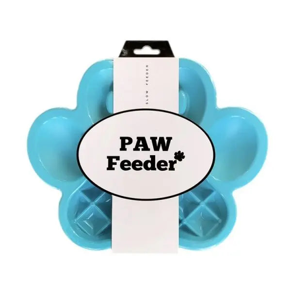Pet Dream House PAW SLOW FEEDER kolor niebieski Pet Dream House