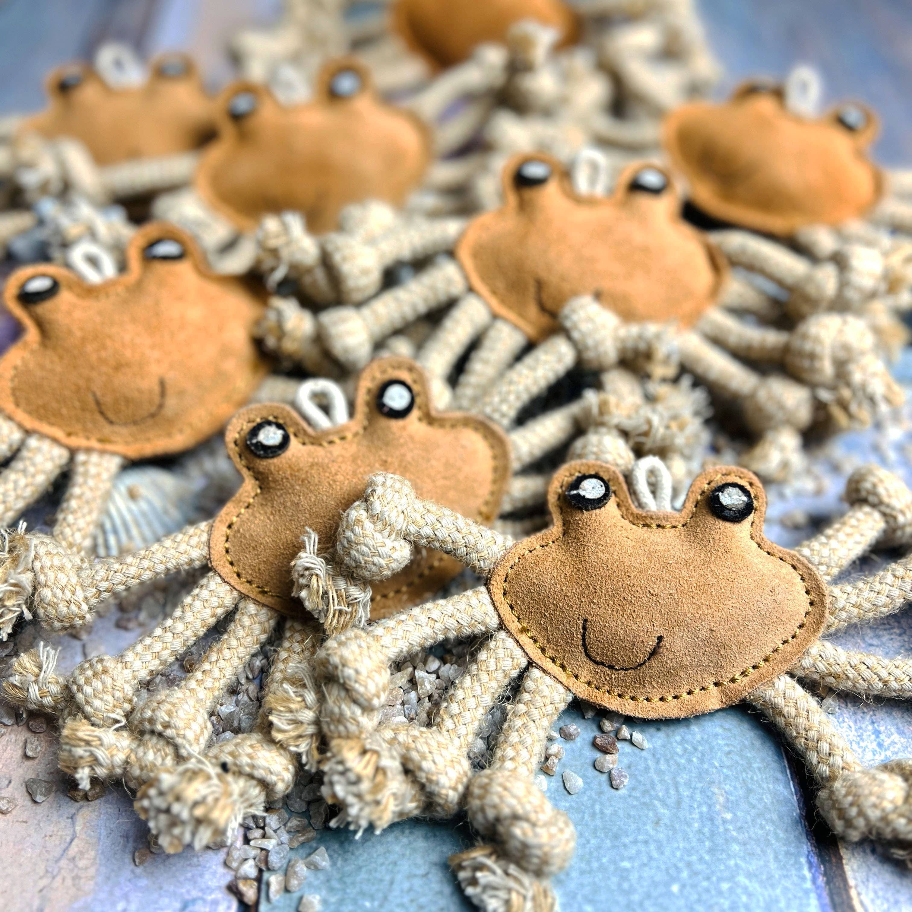 Naturalna zabawka dla małych psów LITTLE CRAB 🦀🦀🦀