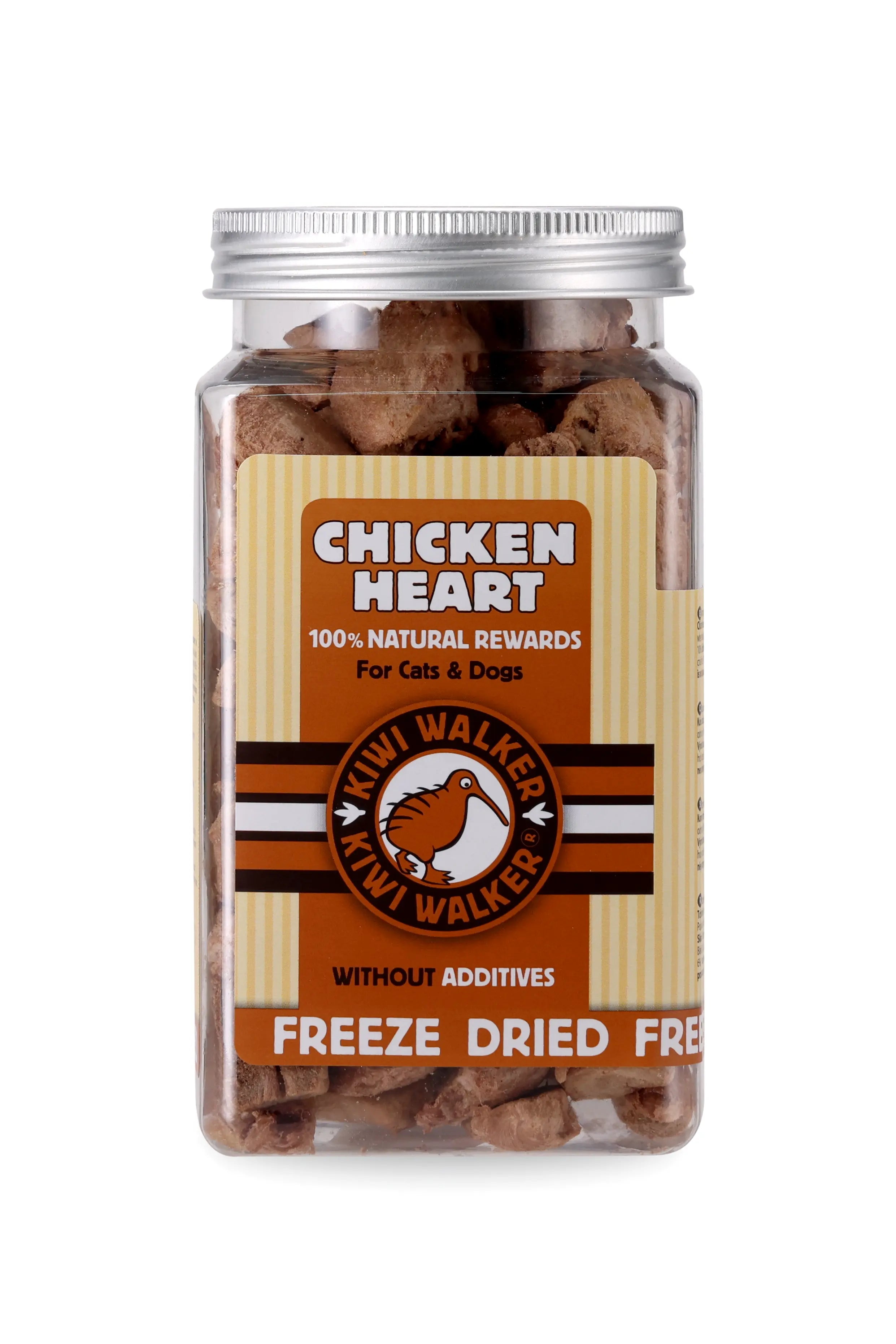 Kiwi Walker 100% DROBIOWE SERCA liofilizowane smaczki 60g - Psijemność
