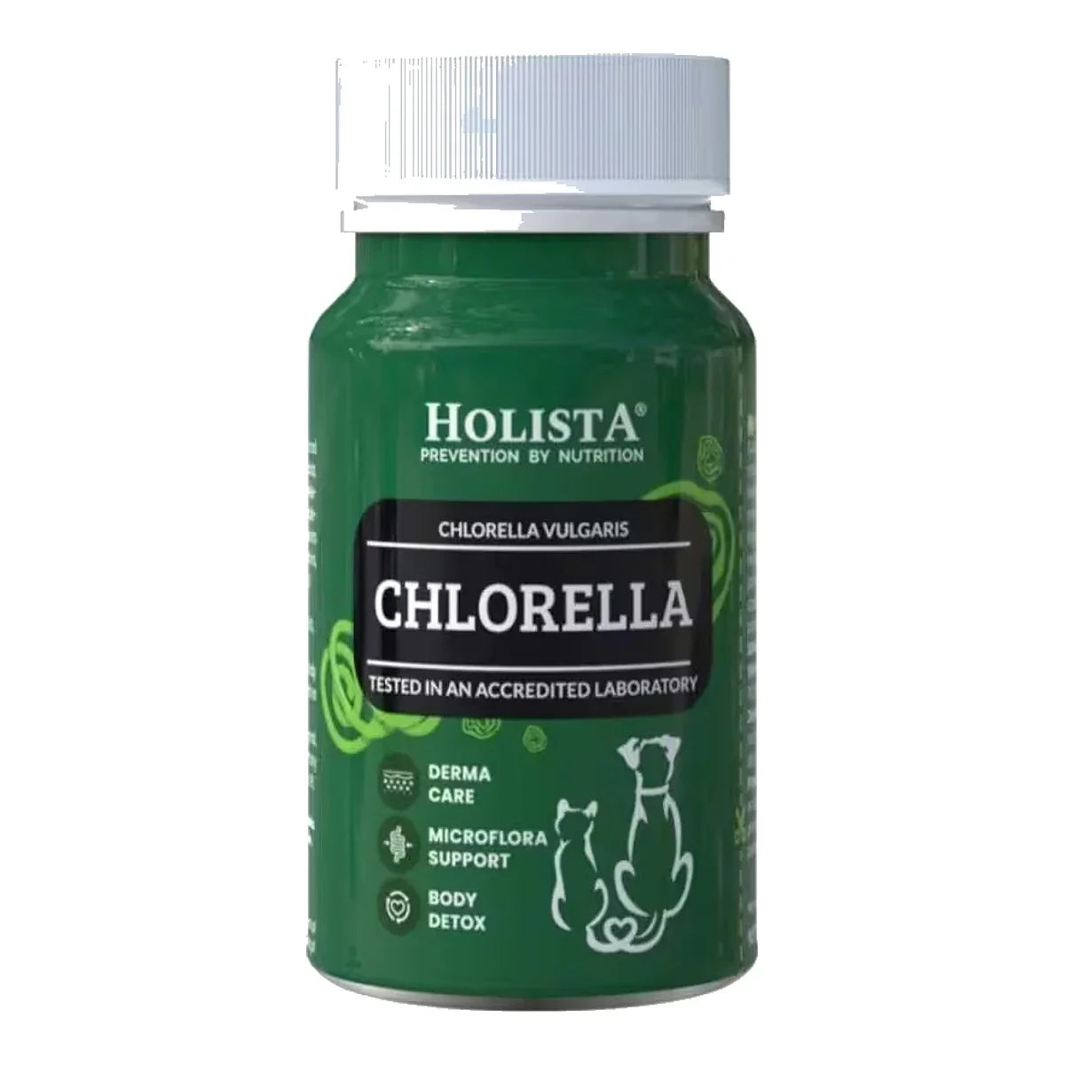 Chlorella 90 tabletek – packshot produktu na białym tle