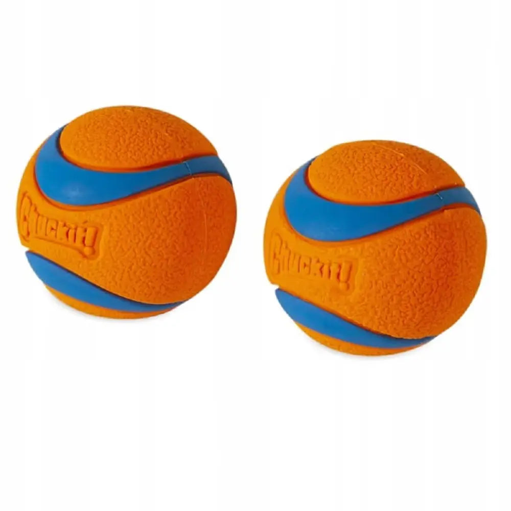 Chuckit! Ultra Ball M (6,4cm) - sprężysta piłka dla psa, bez piszczałki - 2szt.
