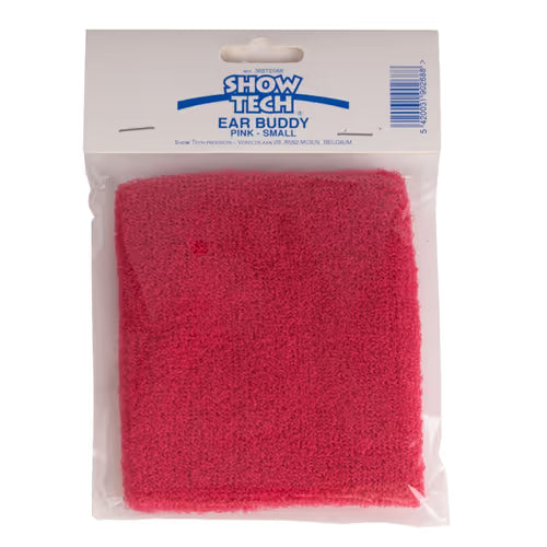 Show Tech Ear Buddy S - różowa opaska na uszy do suszenia płochliwych psów, mała