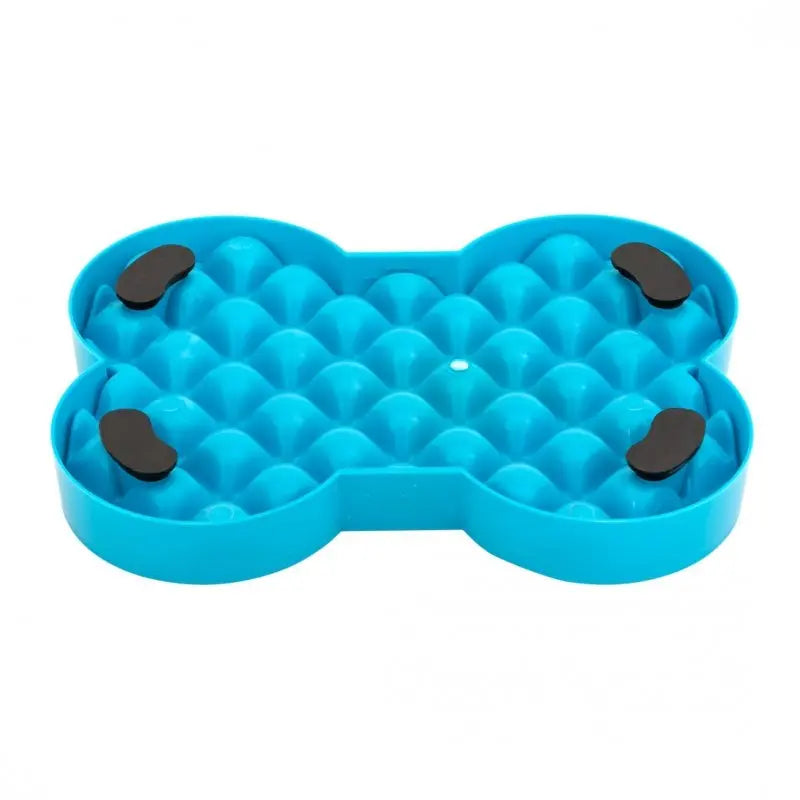Miska slow food spowalniająca jedzenie SMALL SLODOG® turkusowa Slodog
