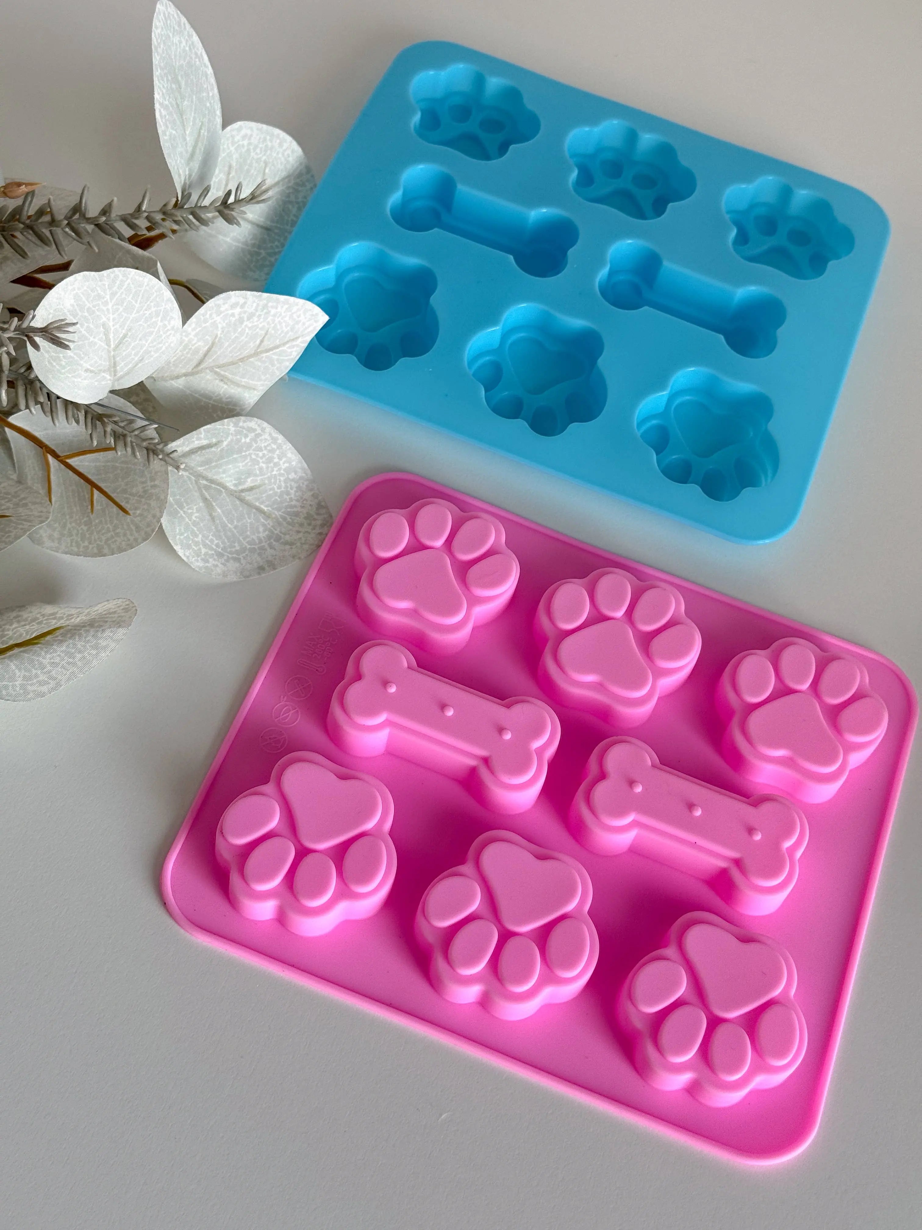 Paw & Bone Ice Cube Tray – silikonowa foremka do lodu : Pink