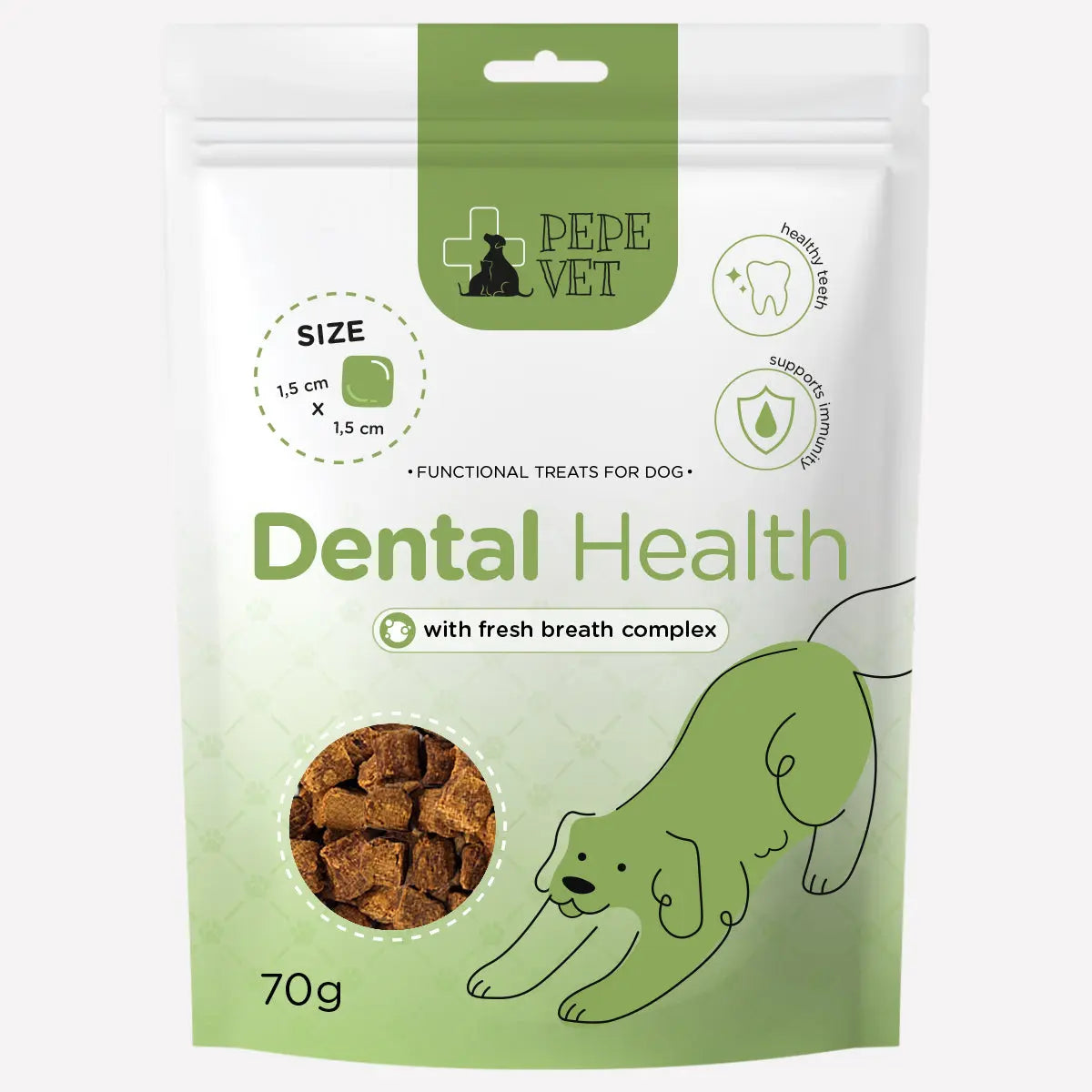 Przysmak PEPE VET Dental Health 70g PEPE VET