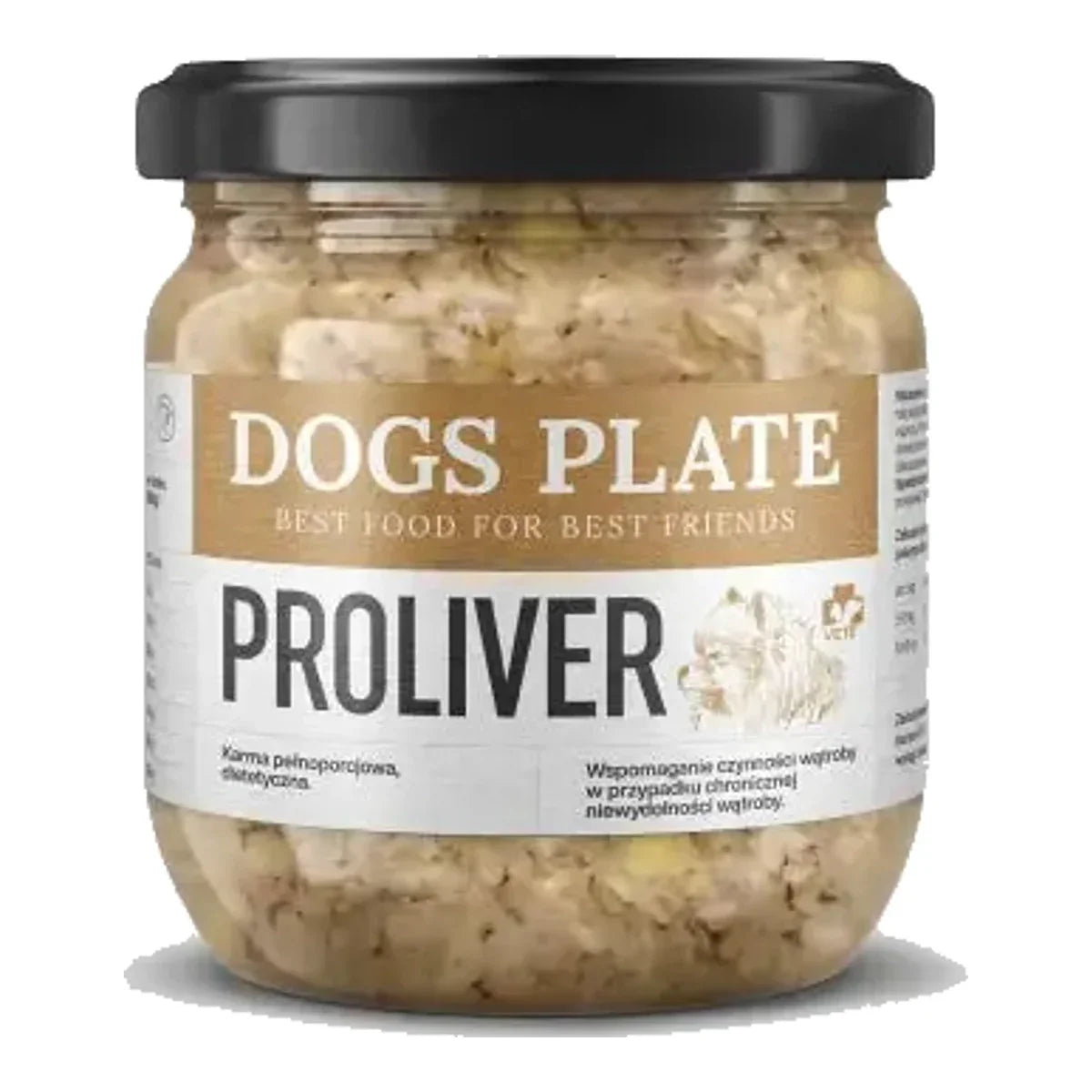 Dogs Plate Proliver 360g – packshot produktu na białym tle