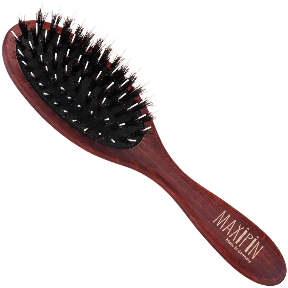 Maxi Pin - mała, owalna szczotka z naturalnego włosia i nylonu Maxi Pin