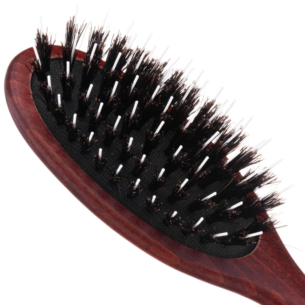 Maxi Pin - mała, owalna szczotka z naturalnego włosia i nylonu Maxi Pin