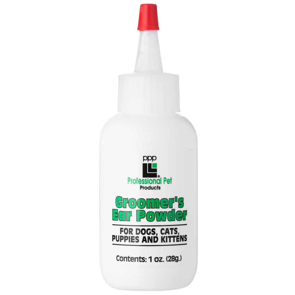 PPP Groomer's Ear Powder - puder do pielęgnacji i usuwania włosów z uszu psa i kota - 28g Professional Pet Products