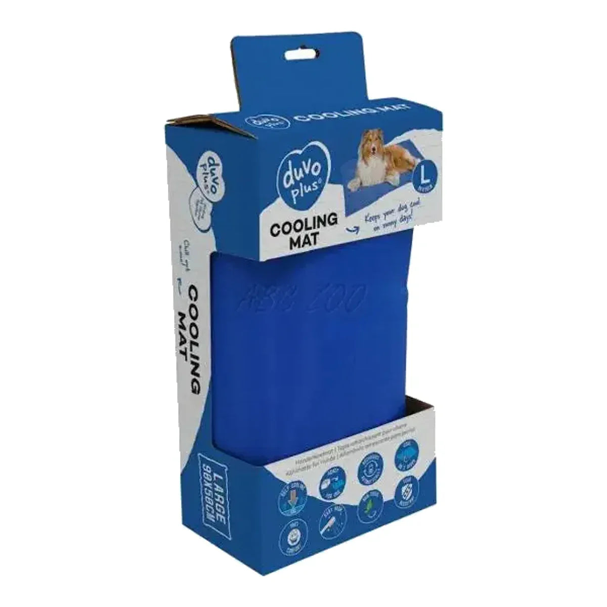 DUVO+ Cooling Mat mata chłodząca dla psów L 90 x 50 cm – packshot produktu na białym tle