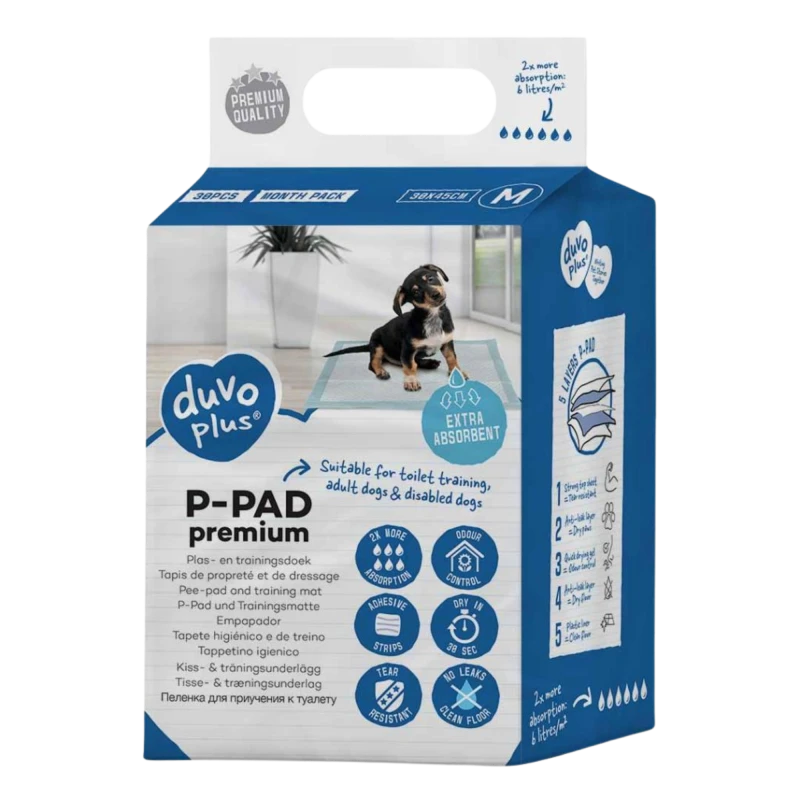 Duvo+ Premium Podkłady dla psa M 30x45cm – 30szt.