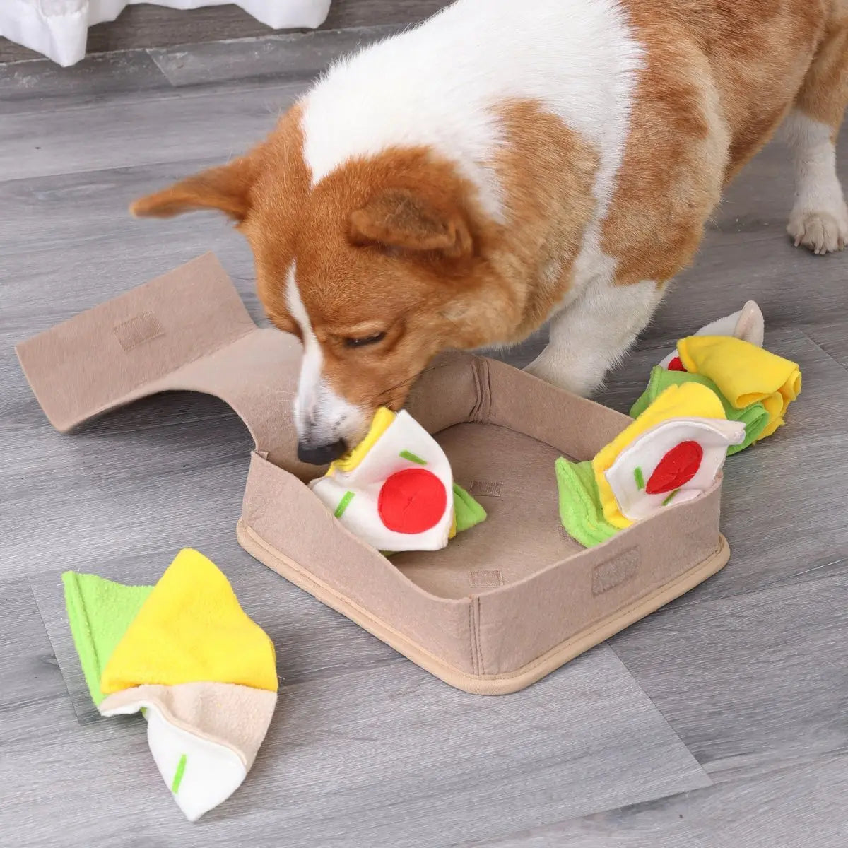 DOGLEMI Zabawka węchowa PUDEŁKO PIZZA Doglemi