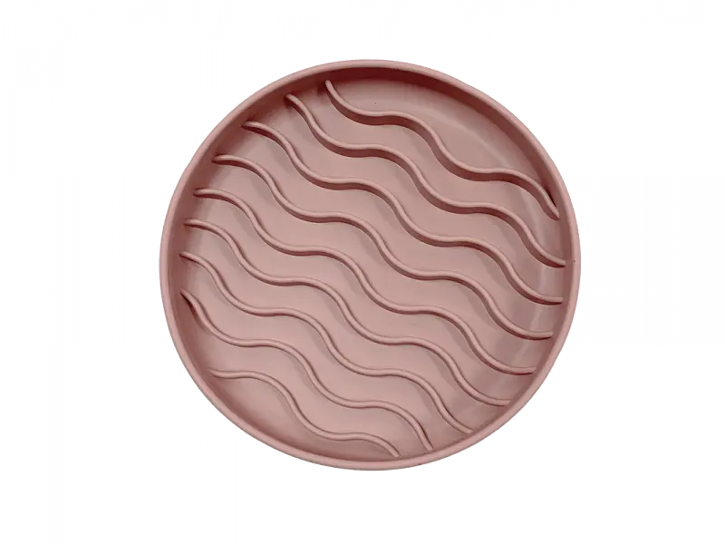 Jack & Vanilla Miska spowalniająca jedzenie FALE brązowe Jack & Vanilla