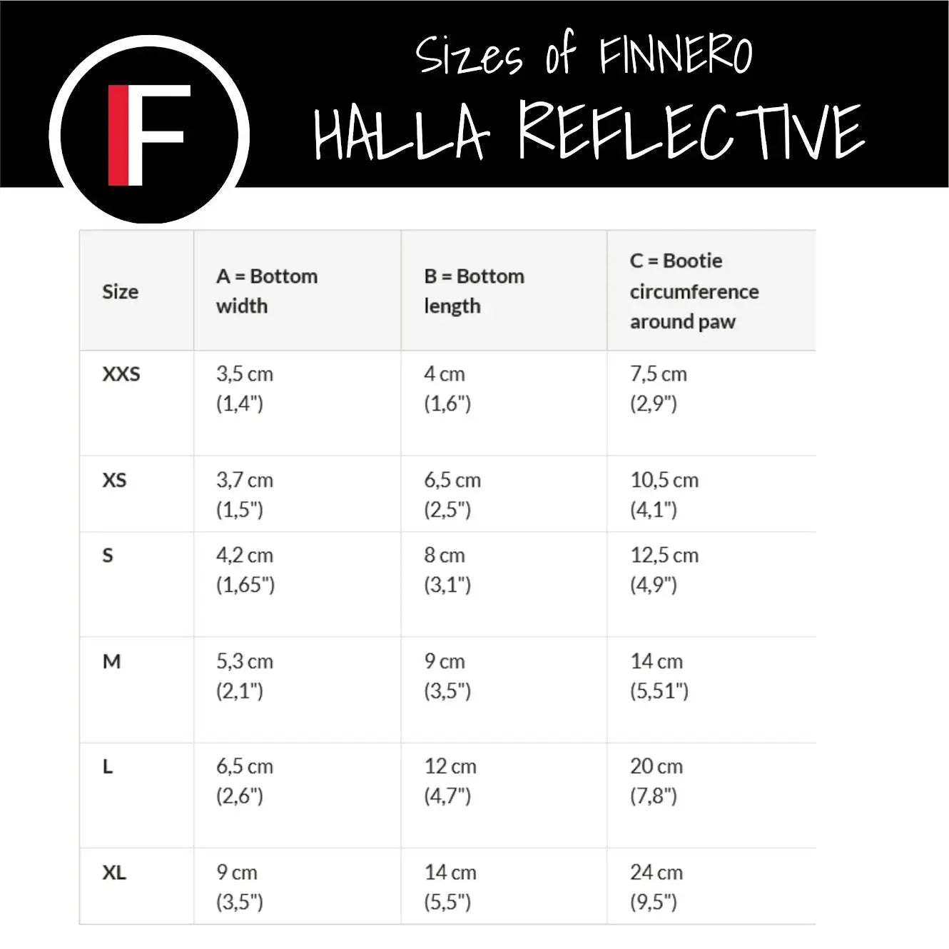 FINNERO Halla Reflective Booties For Dogs 4pcs/pac, grey, XL