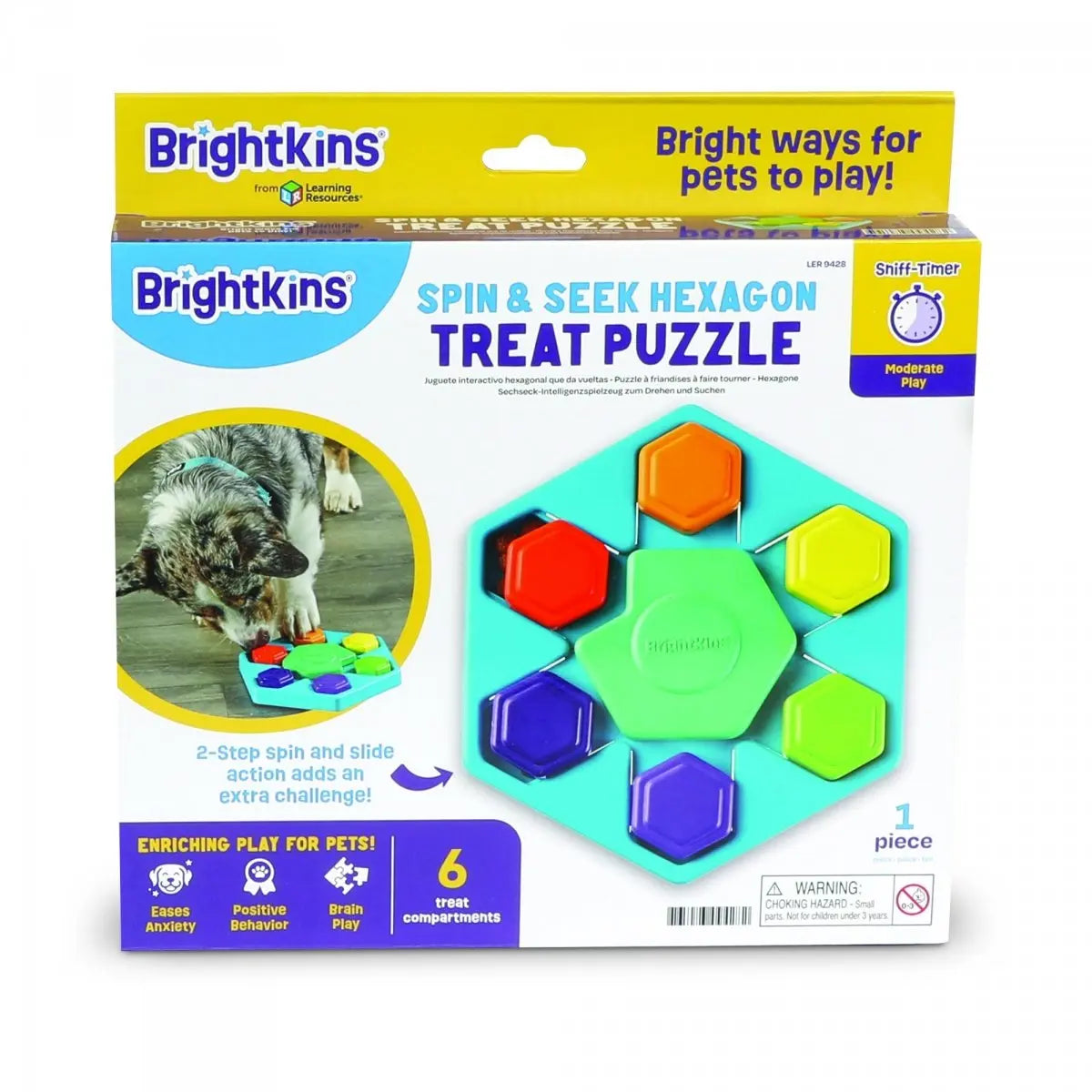 Brightkins Łamigłówka Gra SPIN & SEEK HEXAGON