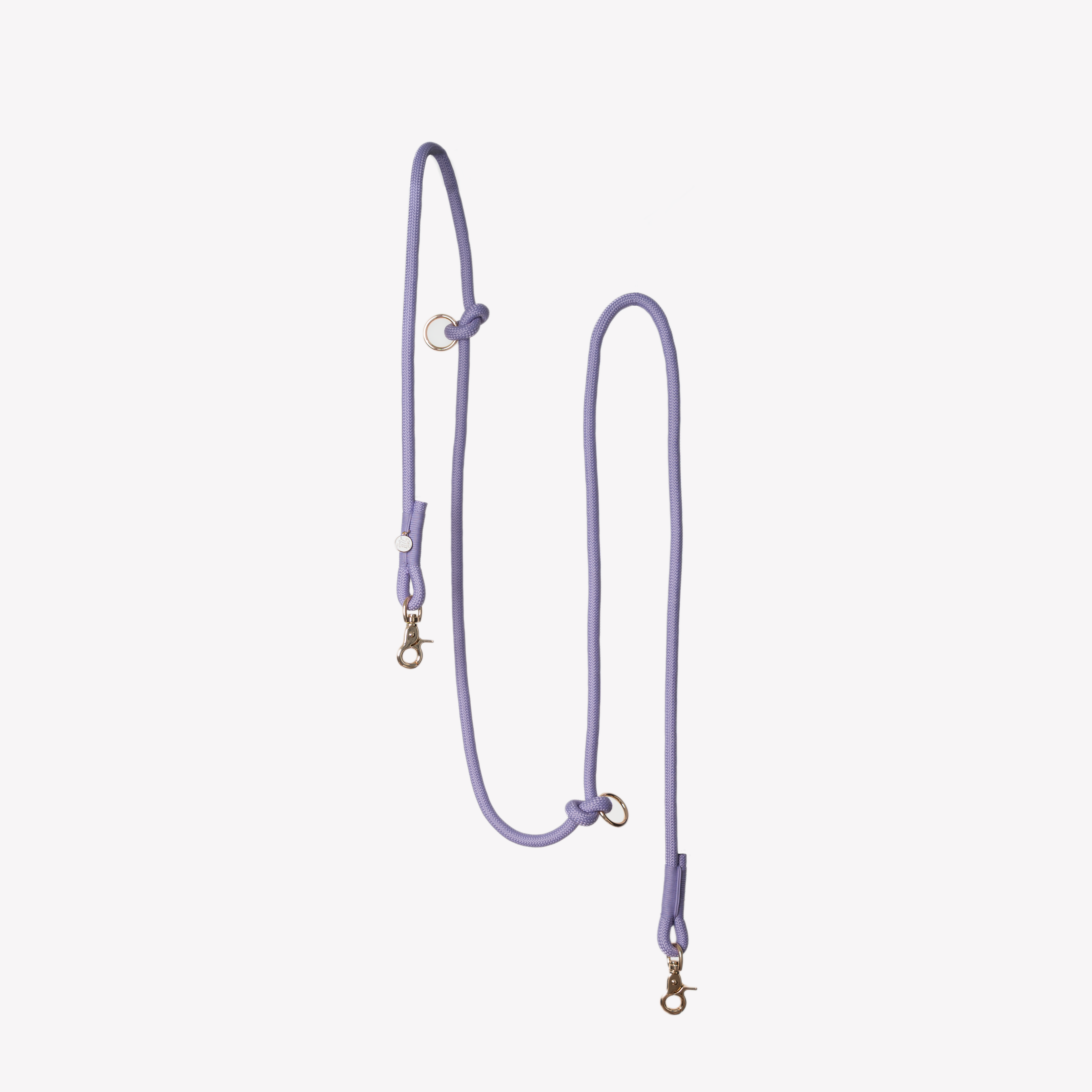 Smycz pleciona Hands Free dla psa – Lavender