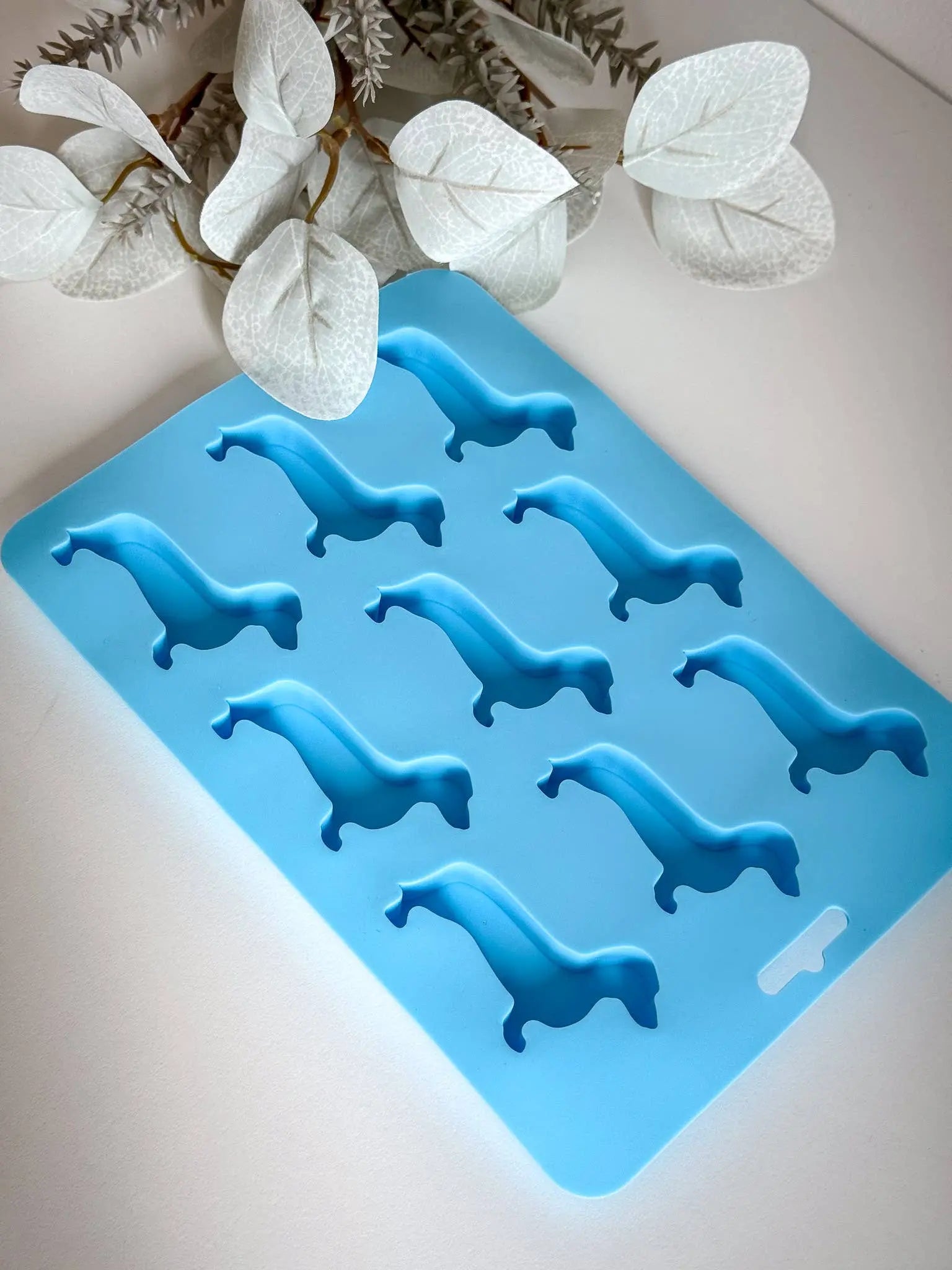 Dachshund Ice Cube Tray – silikonowa foremka do lodu: Orange