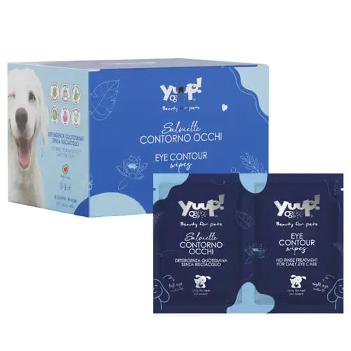 Yuup! Eye Contour Wipes 50 szt. - chusteczki do pielęgnacji okolic oczu psa i kota