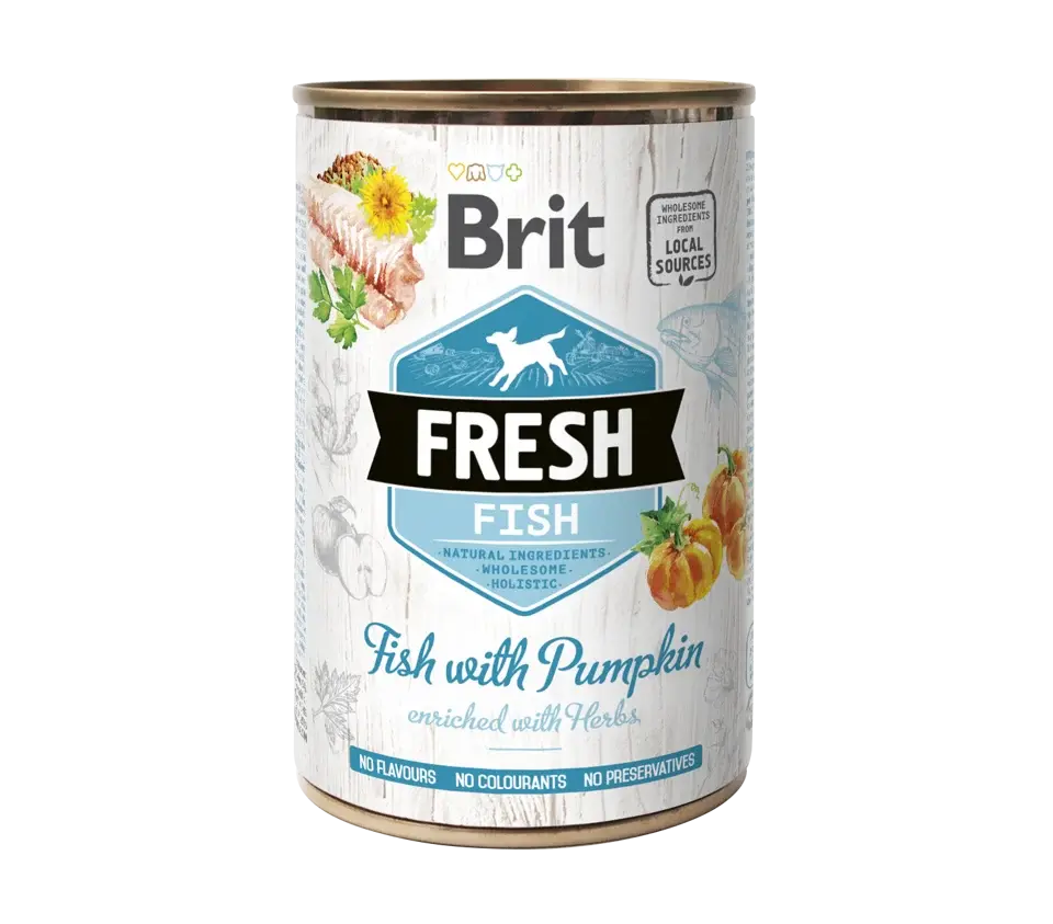 BRIT FRESH 400g FISH&PUMPKIN  karma wilgotna Brit