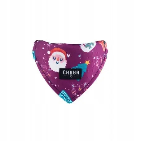 CHABA CHUSTA ŚWIĄTECZNA DO OBROŻY BURGUNDOWA Chaba