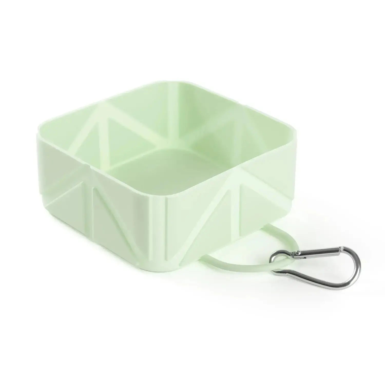 Pastel Travel Bowl – składana miska podróżna dla psa:  Greenery