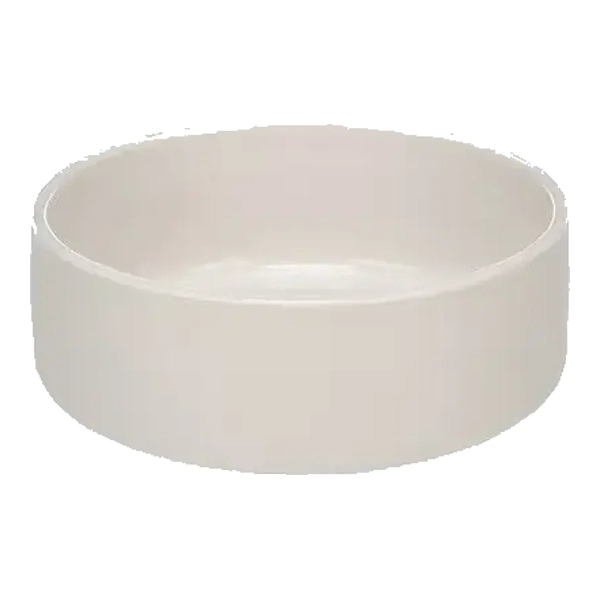 Flamingo Rama Ceramic Bowl White - miska ceramiczna dla psa, kota, biała - M – packshot produktu na białym tle